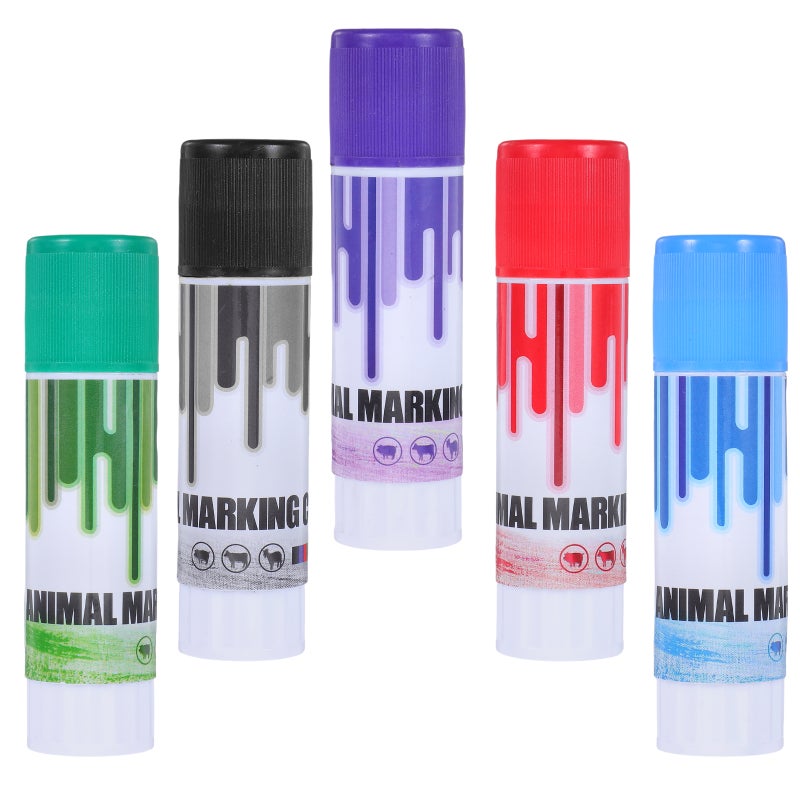 5pcs Identification Crayons Small Animal Marking Wax Crayons for Cows Goats Smooth Writing Markers for Farm Animal Identification - Image 4