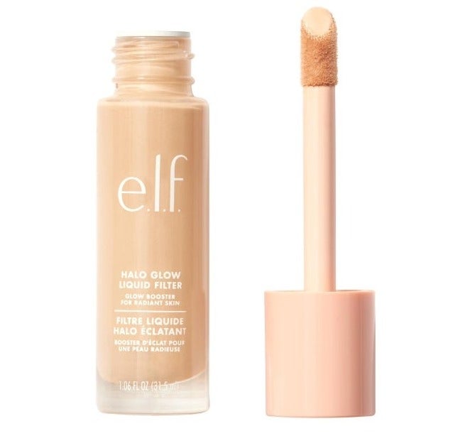 elf Halo Glow Liquid Filter Complexion Booster for a Radiant, Soft Focused Look with Hyaluronic Acid,0 Fair - Image 1