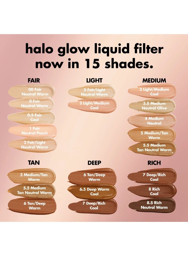 elf Halo Glow Liquid Filter Complexion Booster for a Radiant, Soft Focused Look with Hyaluronic Acid,0 Fair - Image 5