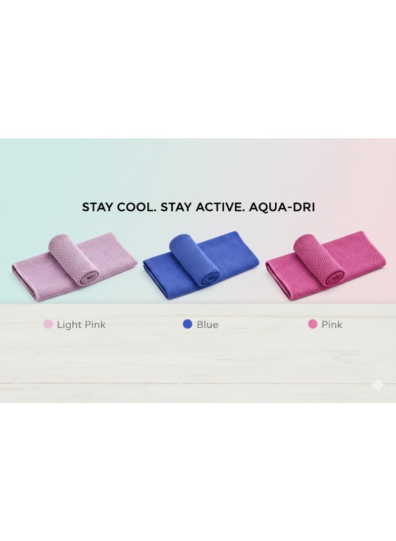 3-Pack Microfiber Cooling Towels for Sports with Silicone Case – Quick Absorbent & Fast Drying – Ideal for Gym & Yoga – 80×30 cm - Image 2