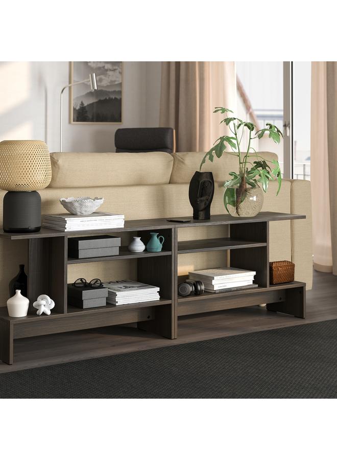 زبون طاولة جانبية، بني غامق، 80×31 سم - Image 2