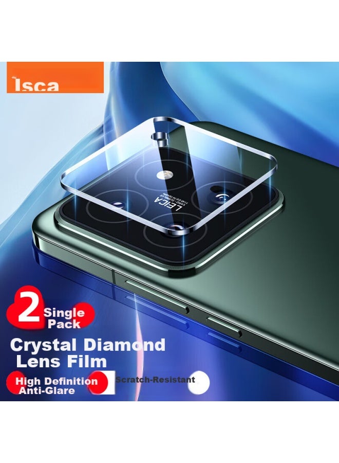 ISKA Yisika Lens Protector For Xiaomi 14 Pro, Rear Camera Protective Film For Xiaomi 14 Pro, Full Coverage High-definition Tempered Glass Anti-scratch Pixel-preserving Film Jm928 - Image 1