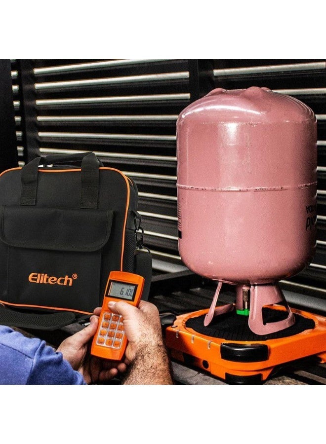 Elitech LMC-310A Wireless Refrigerant Electronic Charging Recovery Scale Freon Scale Digital HVAC Weight Scale Charging Valve with Solenoid 330 Lbs - Image 4