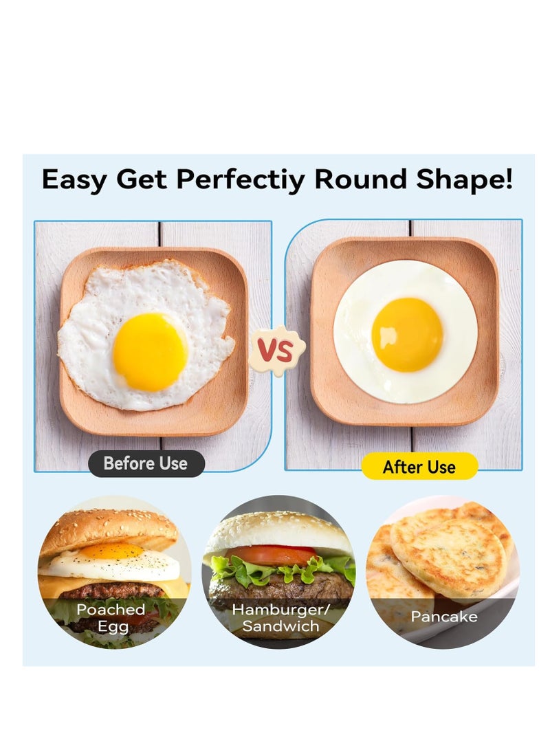 Silicone Egg Ring Nonstick set  - Image 3