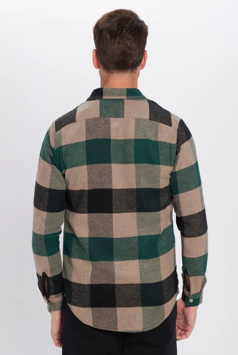 تودورس Men's Slim Fit Slim Fit Lumberjack Plaid Winter Shirt