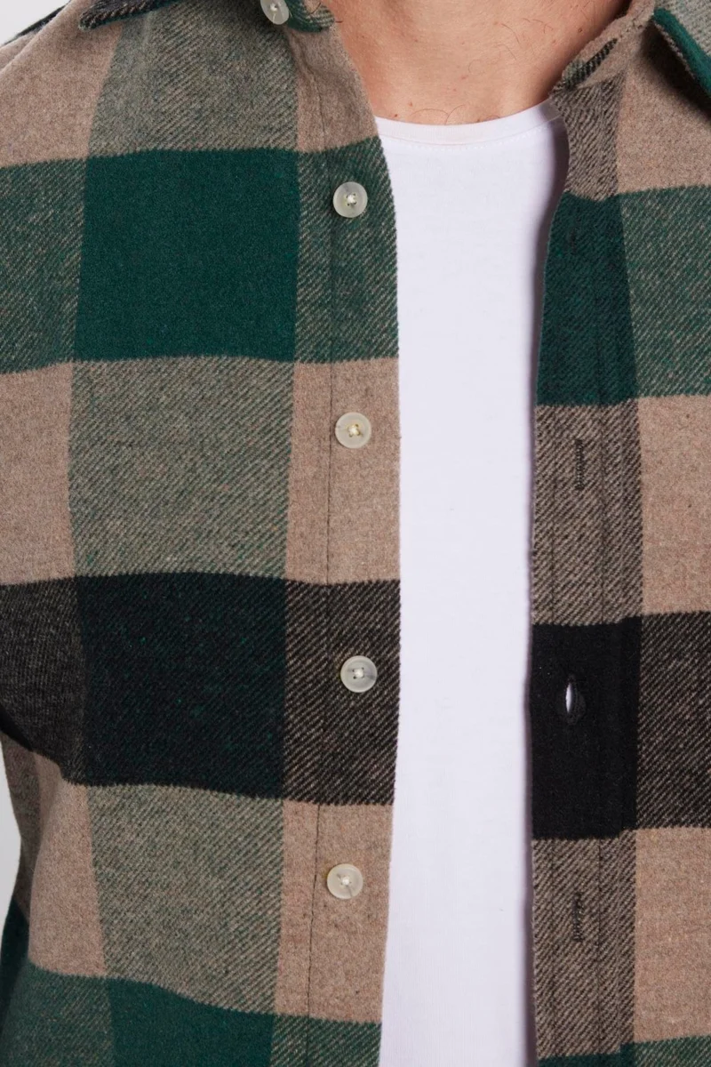 تودورس Men's Slim Fit Slim Fit Lumberjack Plaid Winter Shirt