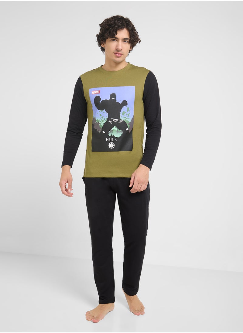 MARVEL Nightwear T-Shirt & Pants Set  - Image 1