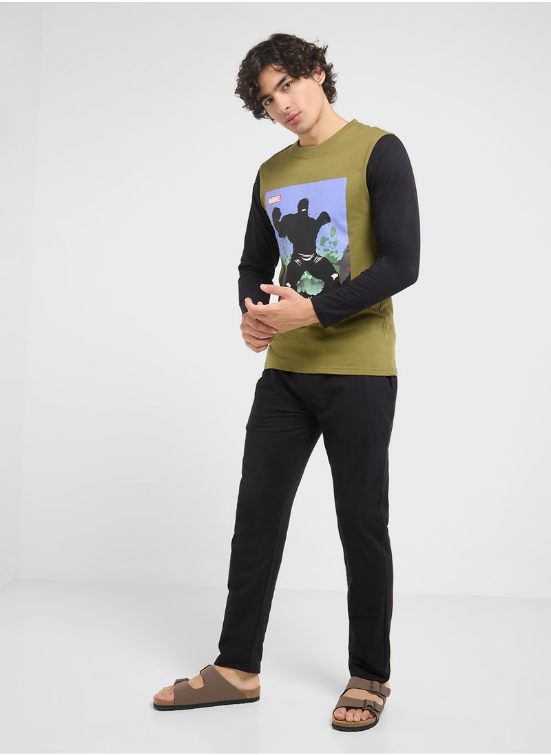 MARVEL Nightwear T-Shirt & Pants Set  - Image 5