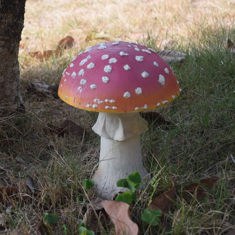 Andady Mushroom Resin Garden Statue Outdoor and Garden Decor Patio Yard Mushroom 79 inch
