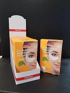 Purederm Eye Puffiness Minimizing Ginkgo Eye Patches 4 Treatments - Image 3