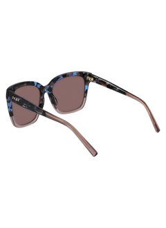 DKNY كامل حافة Zyl Square Dkny Sun Dk534S 5618 (270) كريستال مينك/أزرق/Bk سلحفاة  - Image 3
