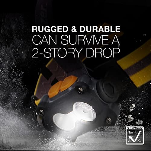 Energizer Hardcase LED Headlamp, Water Resistant Hard Hat Headlamp for Construction Work, Camping and Emergency Light, includes Batteries, Pack of 1 - Image 2