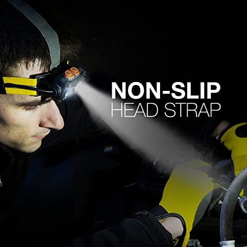 Energizer Hardcase LED Headlamp, Water Resistant Hard Hat Headlamp for Construction Work, Camping and Emergency Light, includes Batteries, Pack of 1 - Image 4