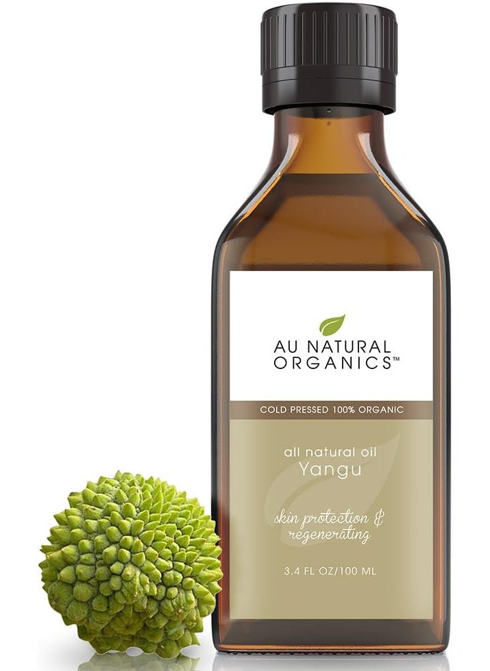 Au Natural Organics Yangu Oil  Moisturizing Oil for Dry Sensitive Skin  Body Oil  Face Hydrating Moisturizer  All Natural Cold Pressed Daily Moisturizer for AcneProne Discolorations  34 oz 