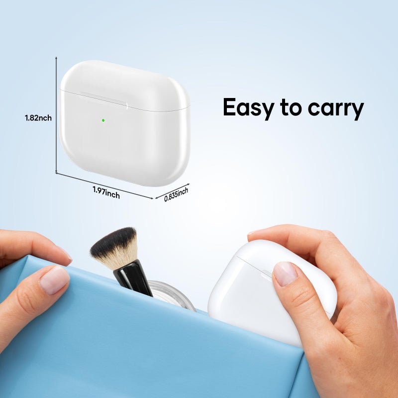 NOCRLG Compatible for AirPods 4 Charging Case Replacement AirPod 4th Generation with Wireless Charging Bluetooth Pairing Sync Button (No Earbuds) (Compatible for AirPods 4th) - Image 5