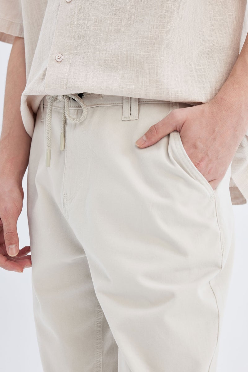 DeFacto Man Regular Fit Gabardine Regular Hem Bermuda - Image 5