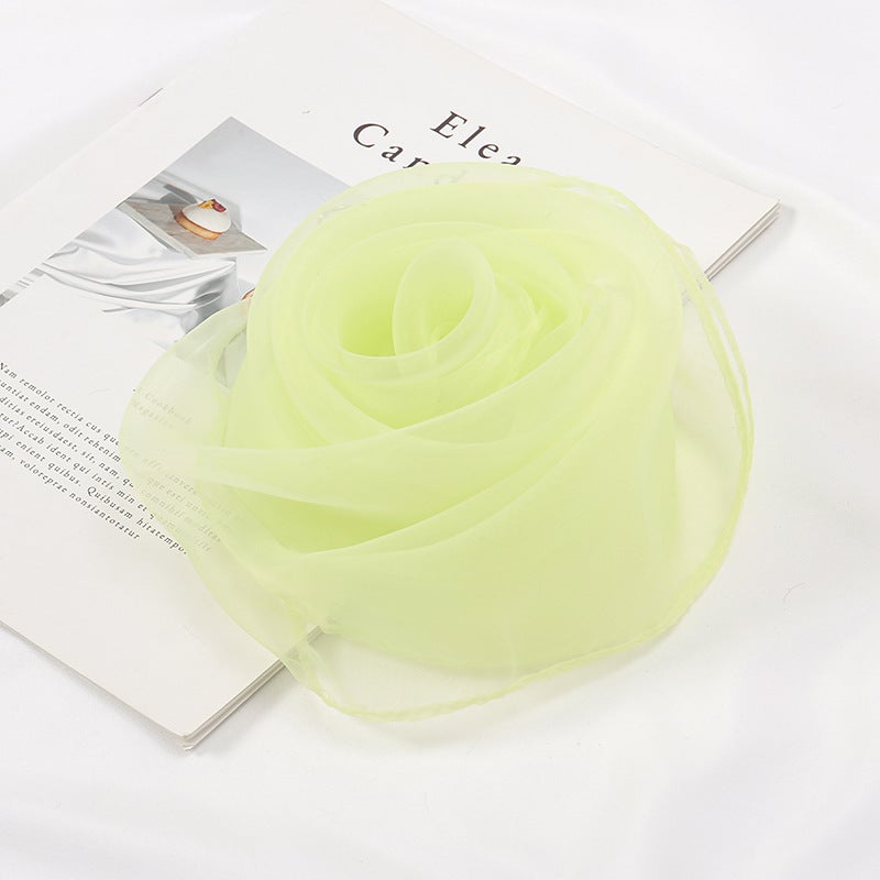 Kids Performance Dance Scarf - Orff Props Candy Color 15# light green