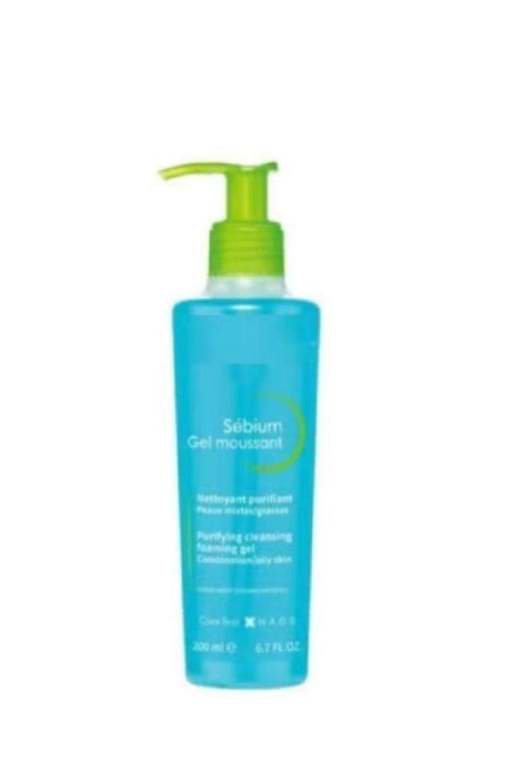 Allamsa AL Naama Sebium Gel Moussant Purifying Foaming Blue 200ml