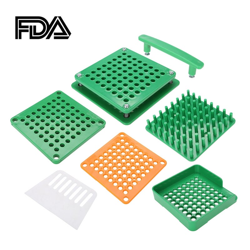 Manual Capsule Filler: High-Quality Durable Plastic, Precise Leak-Proof Design - Fast Capsule Arrangement Capsule Filling Machine for Small Batch Self-Made Capsule Production - Image 1
