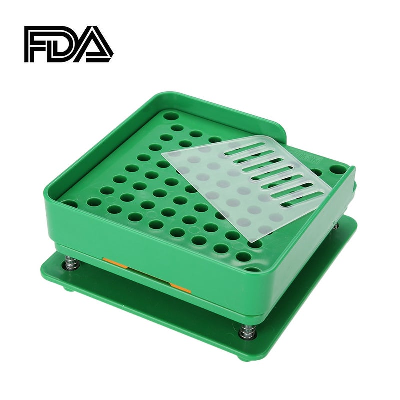 Manual Capsule Filler: High-Quality Durable Plastic, Precise Leak-Proof Design - Fast Capsule Arrangement Capsule Filling Machine for Small Batch Self-Made Capsule Production - Image 2