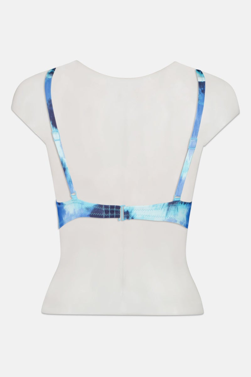 Aerie أطقم بيكيني نسائية بتصميم تداخل الألوان، متعددة الألوان - Image 3