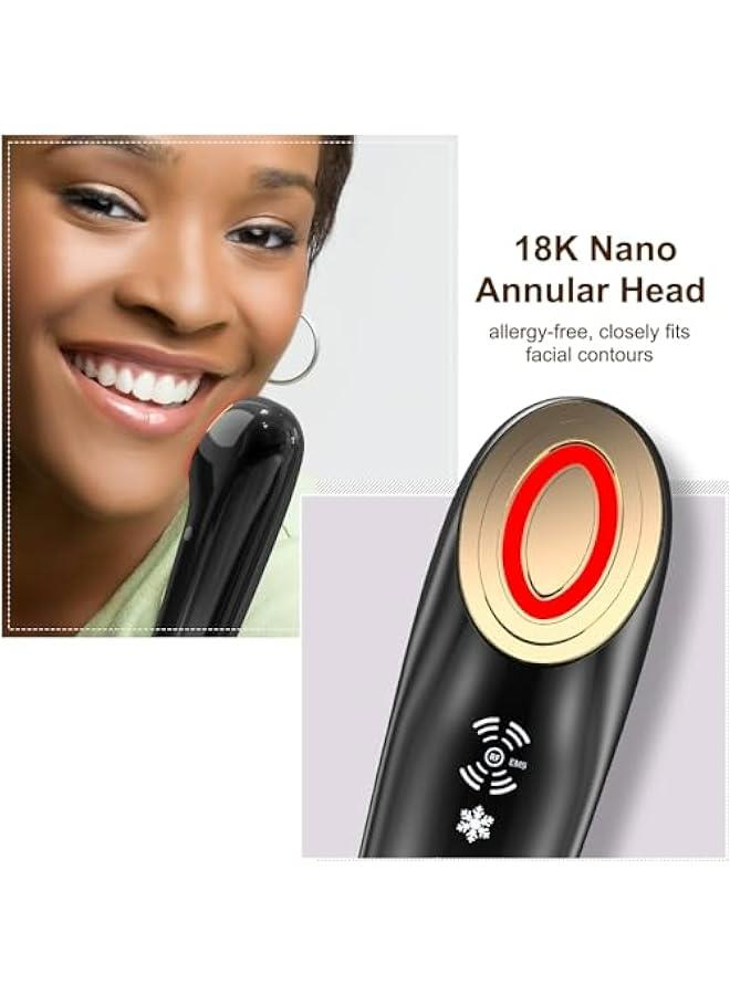Generic Facial Skin Tightening Device - Anti-Aging RF Facial Machine with Light Therapy Microcurrent for Face Lifting Firming and Toning  - Image 2