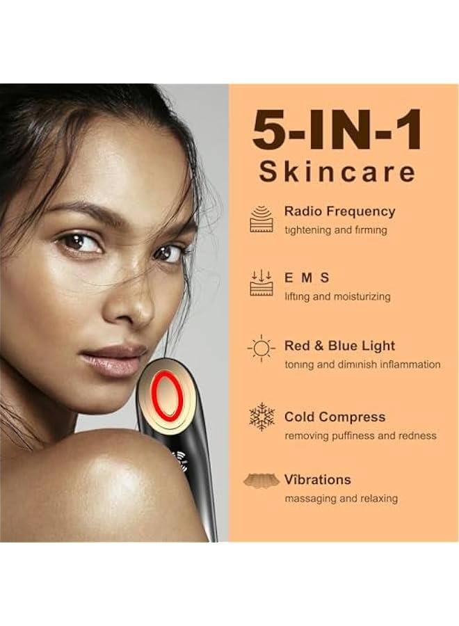 Generic Facial Skin Tightening Device - Anti-Aging RF Facial Machine with Light Therapy Microcurrent for Face Lifting Firming and Toning  - Image 3
