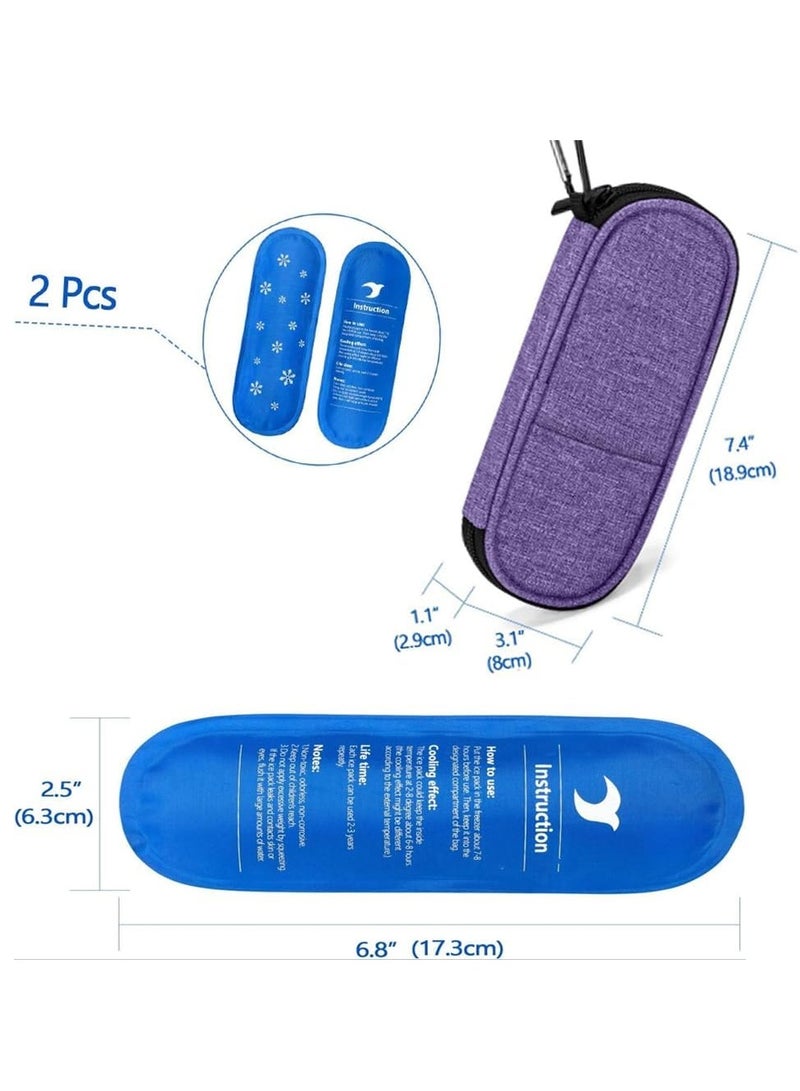 Generic Insulin Cooler Bag, Insulated Diabetes Medication Travel Case with 2 Reusable Ice Packs, Medication Storage Box for Insulin Pens and Other Diabetes Supplies  - Image 4