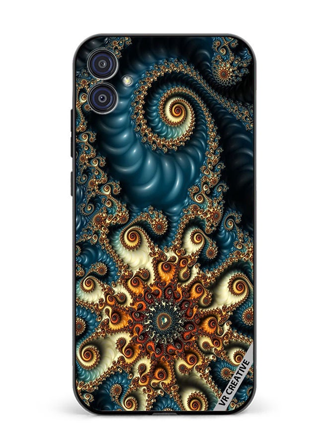 VR CREATIVE Protective Case Cover For Samsung Galaxy M04/F04 Mandala Design Multicolour - Image 1