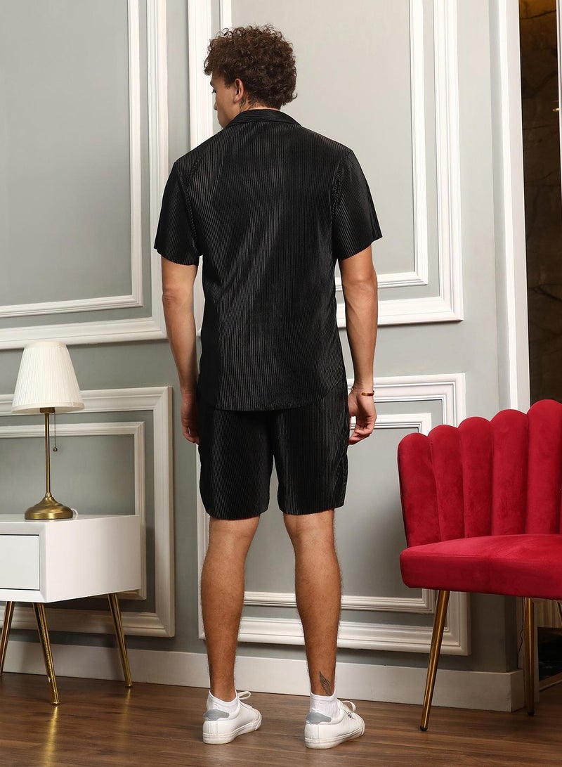 Campus Sutra Pleat-Creased Co-Ord Set - Image 5