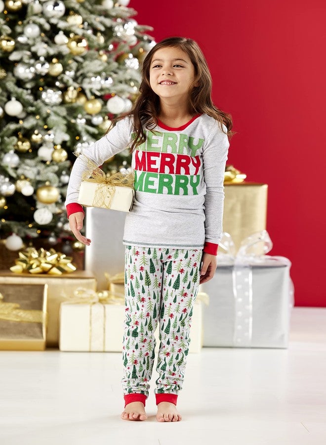 Mud Pie Family Matching Christmas Pajamas, Gray, 6-9 Months - Image 2