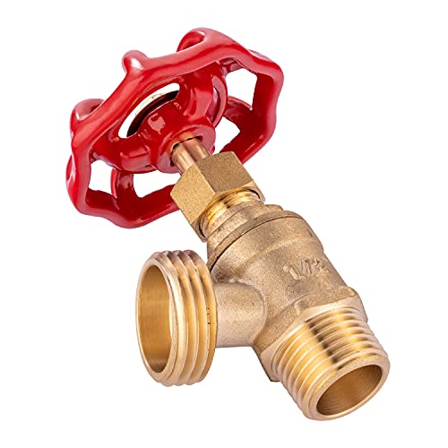 EFIELD Boiler Drain 1/2 inch MIP x 3/4 inch MHT, Brass,(BOILER001) - Image 2