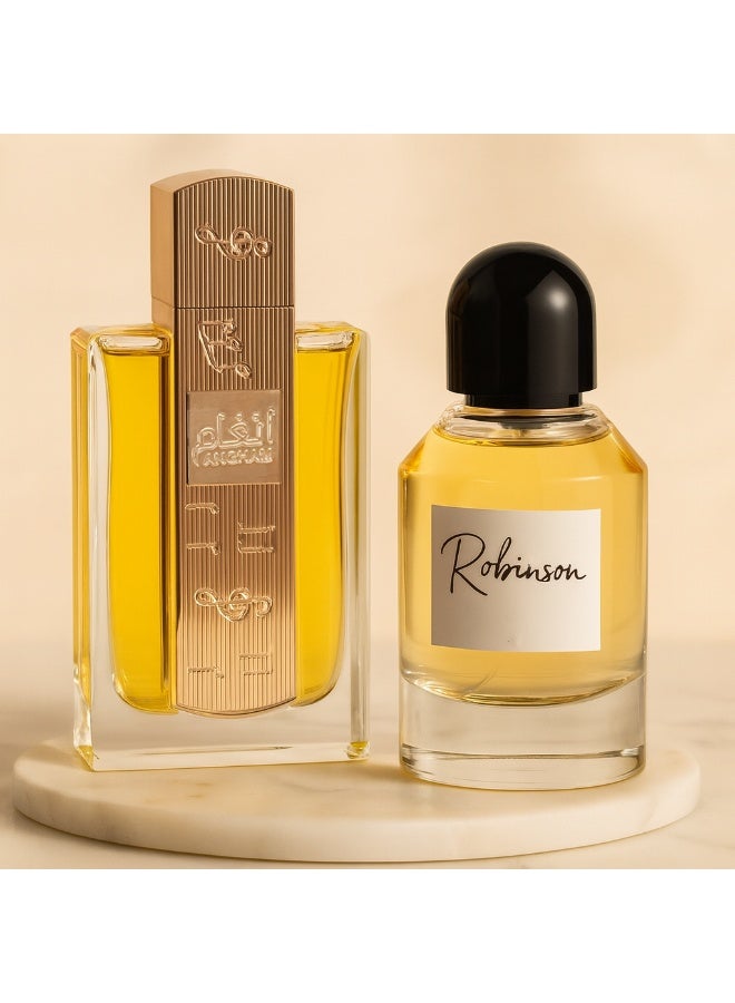 Lattafa Gift Set Angham 100ml - Robinson 85ml - Image 1