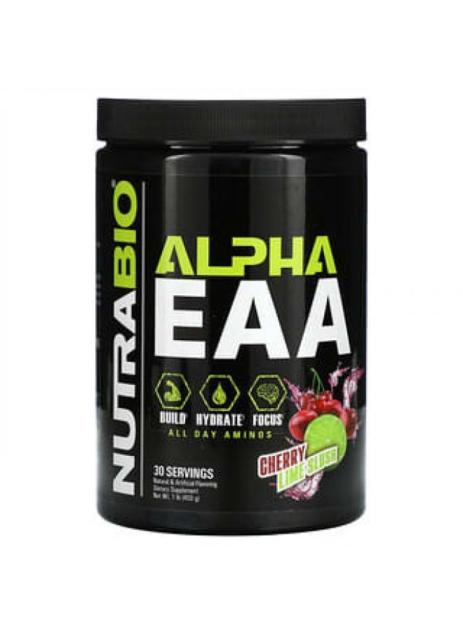 NutraBio Labs - NutraBio Labs Alpha EAA Cherry Lime Slush 1 lb (455 g) - Image 1