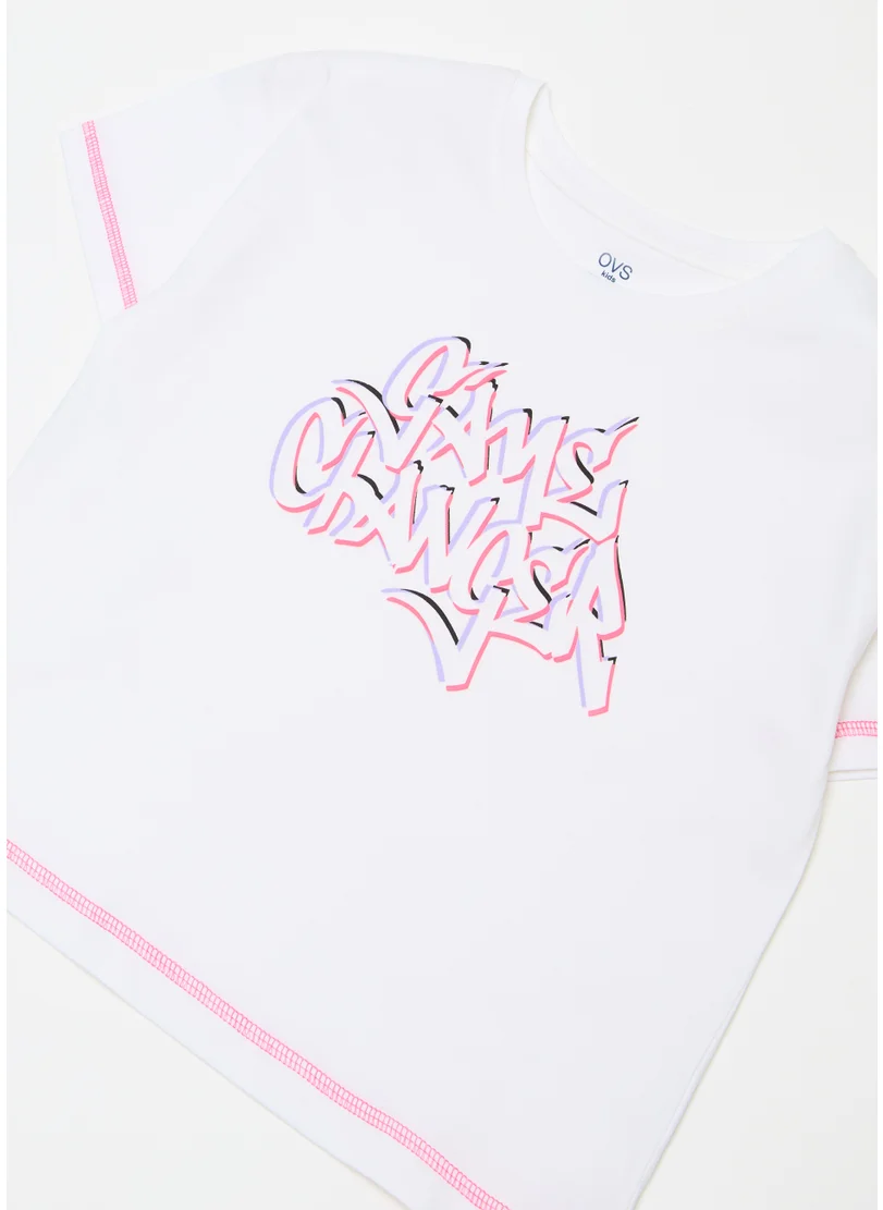 Ovs Jogging set with graffiti lettering print
