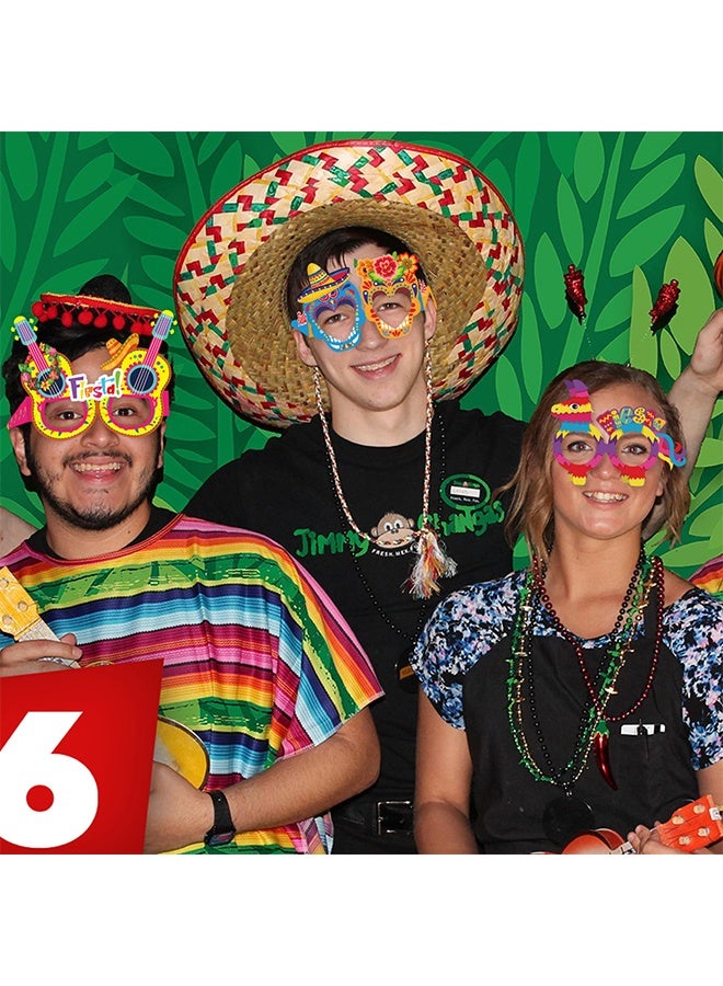 ليمون أكواب حفلات مكسيكية، طقم أكواب ورقية لحفلات سينكو دي مايو لتزيين حفلات أعياد الميلاد المكسيكية - Image 5