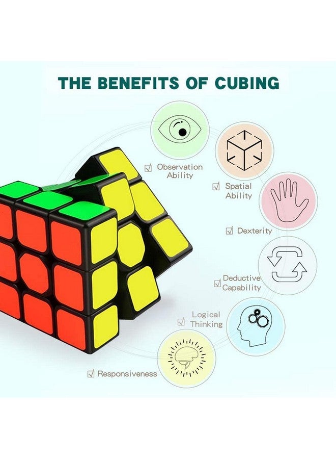 Cubelelo Cubelelo Drift 3x3 Magic Speed Cube (Black) | High-Performance Puzzle for Kids & Adults | Fast & Smooth Turning | Ideal Brainstorming Toy for All Skill Levels | Multicolor Durable & Vibrant Stickers  - Image 5