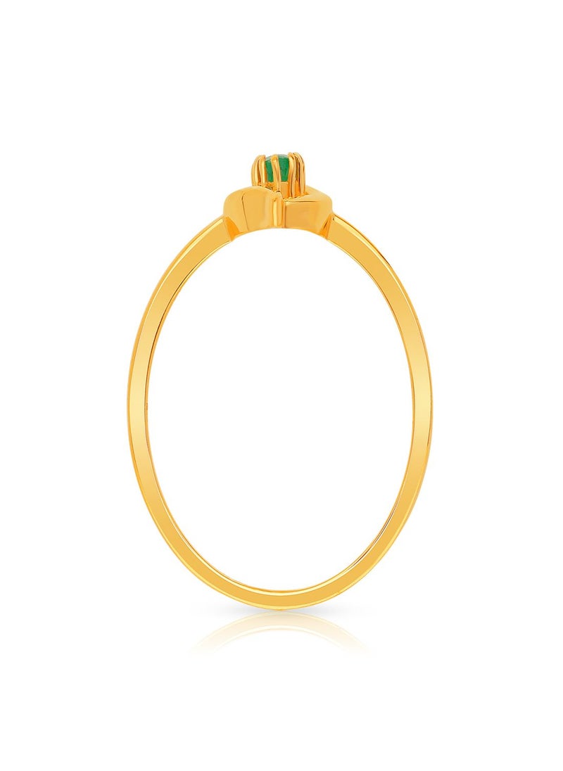 Malabar Gold and Diamonds 22 Carat 916 Purity Precia Gemstone Ring PGNFNC959RN1 for Women  - Image 3