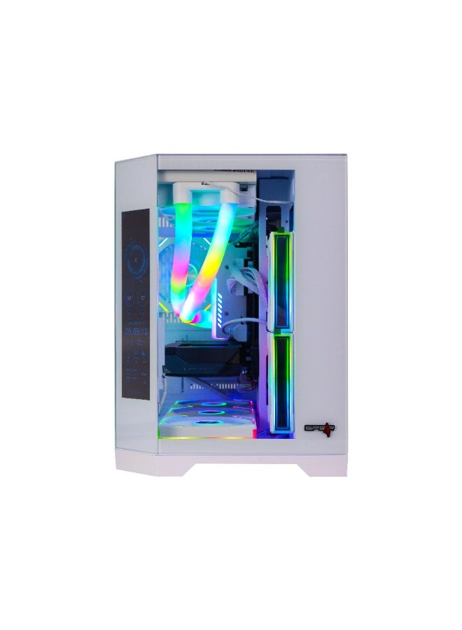 Spear Pc Gaming Pro – Intel i5-14400F, RTX 5060 8GB Triple-Fan, 32GB DDR5, 1TB NVMe SSD 3300MB/s, 600W PSU, 360mm ARGB Water Cooler, ATX Case 6 ARGB Fans, Corner LCD Screen, Windows 11 Pro White - Image 3