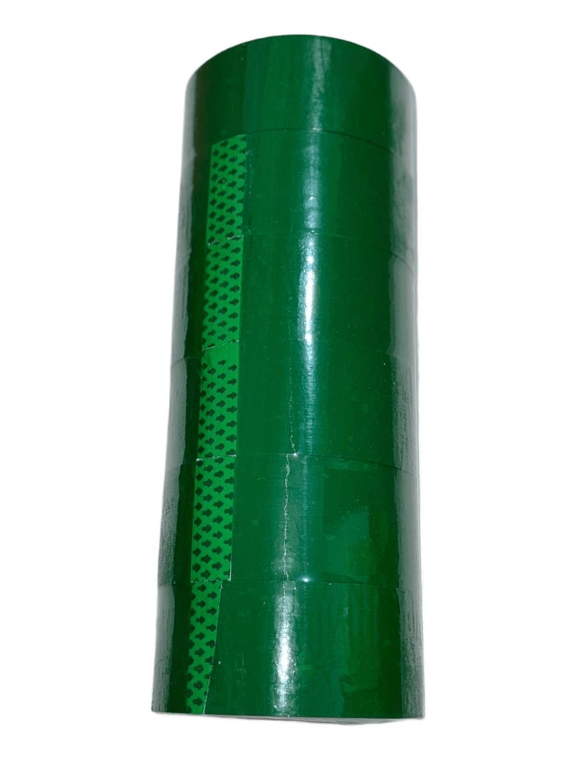 Generic Color adhesive tape (green) (6 rolls) (Soltip), 50 meters, width 4.2 cm  - Image 1