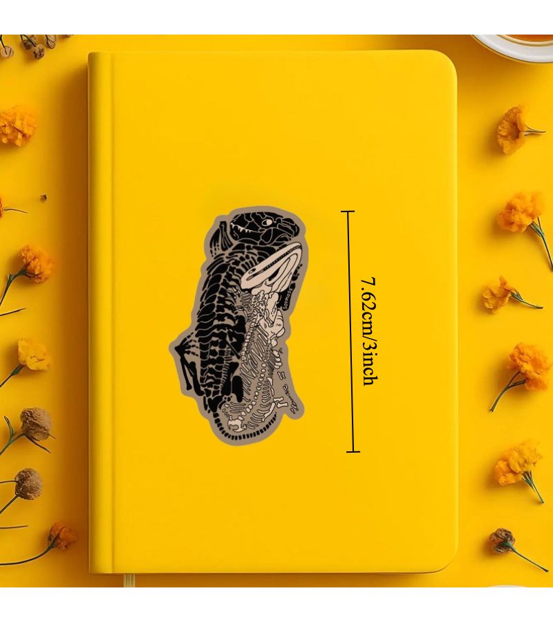 1pc Triassic Fossil Stickers for Laptops Phones Notebooks Water Bottles - Image 2