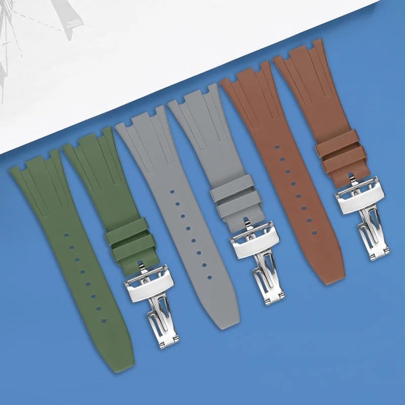 Bluejw Best Seller 26mm FKM Rubber Watch Strap Replacement, Soft Sport Watch Bands Accessories for A-P Bracelet - In Stock - Image 2