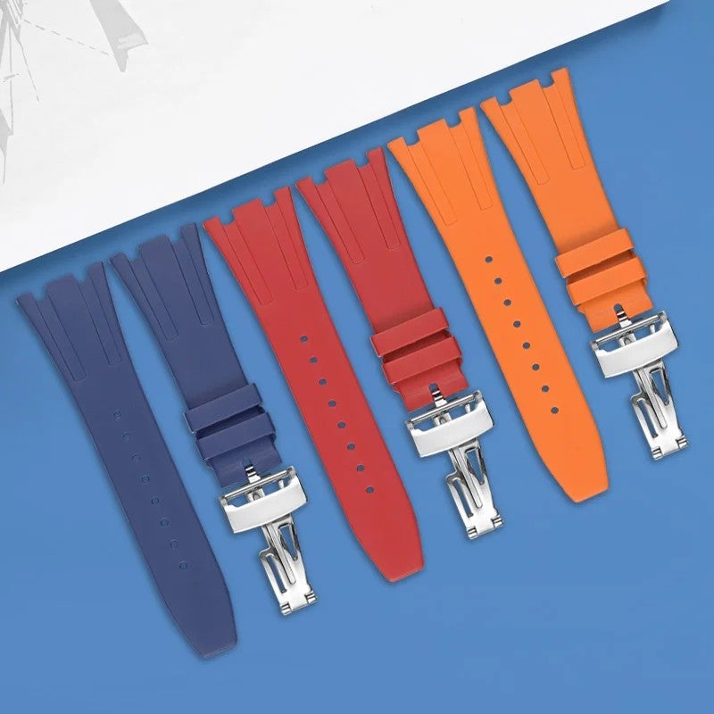 Bluejw Best Seller 26mm FKM Rubber Watch Strap Replacement, Soft Sport Watch Bands Accessories for A-P Bracelet - In Stock - Image 3