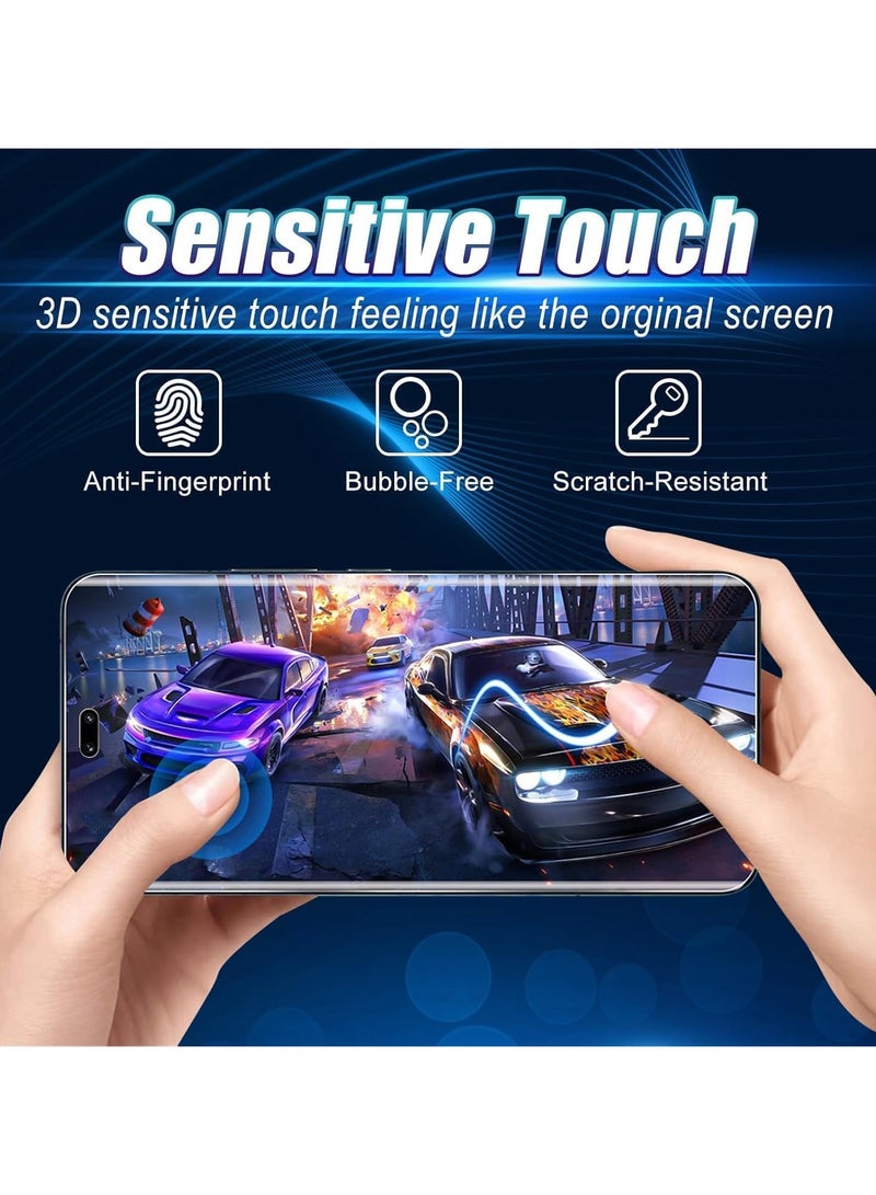 【2 Pack】 Honor Magic 7 Pro 5G Tempered Glass Screen Protector 9H Hardness HD Full Coverage Transparent Anti-scratch No Bubbles Anti-fingerprints - Image 5
