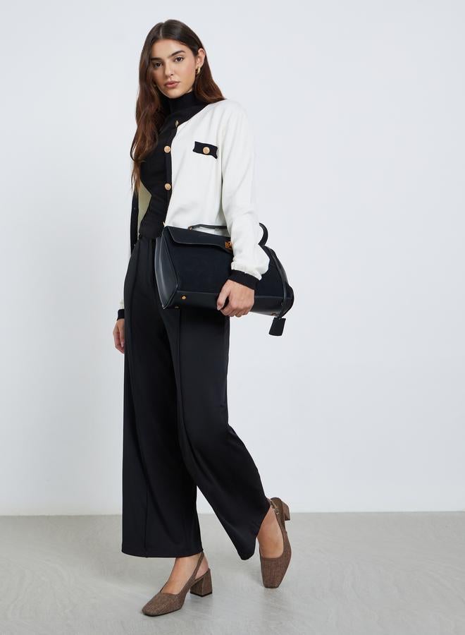 ستايلي كارديجان بقصة عادية مع تفاصيل مُتباينة - Image 2