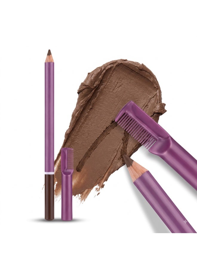 MN Menow Perfect Eyebrow Pencil Brown with Comb waterproof & Longlasting, 12 Pcs Package - Image 5