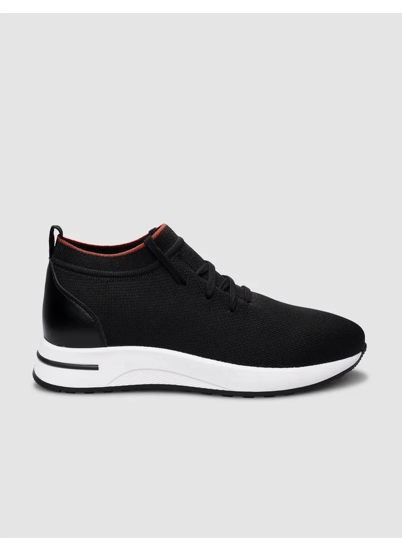 كاباني Knitwear Black Lace-Up Women's Sneaker