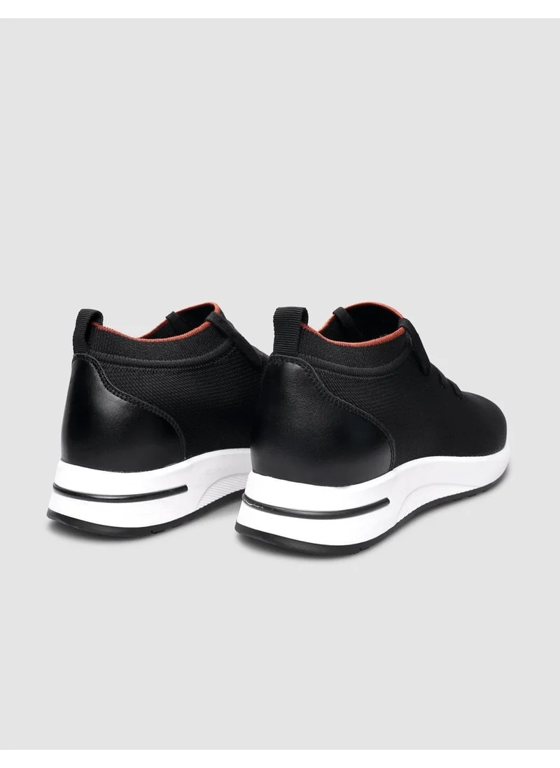 كاباني Knitwear Black Lace-Up Women's Sneaker