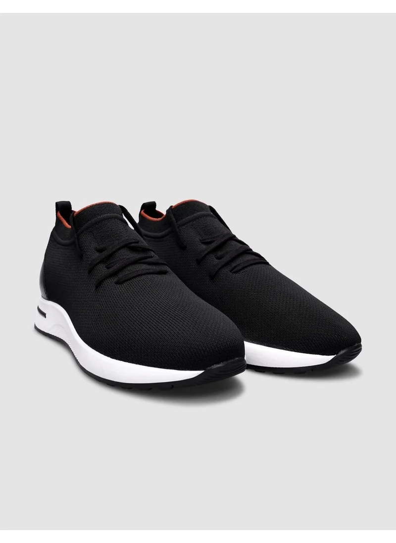 كاباني Knitwear Black Lace-Up Women's Sneaker