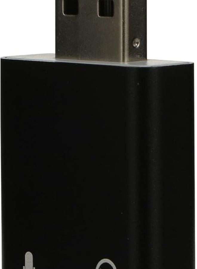 كرت الصوت الخارجي من سبائك الألومنيوم بمنفذ USB مع ميكروفون ومقبس سماعات للألعاب والموسيقى - Image 1